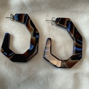 Rachel Comey Earrings - blue/tortise